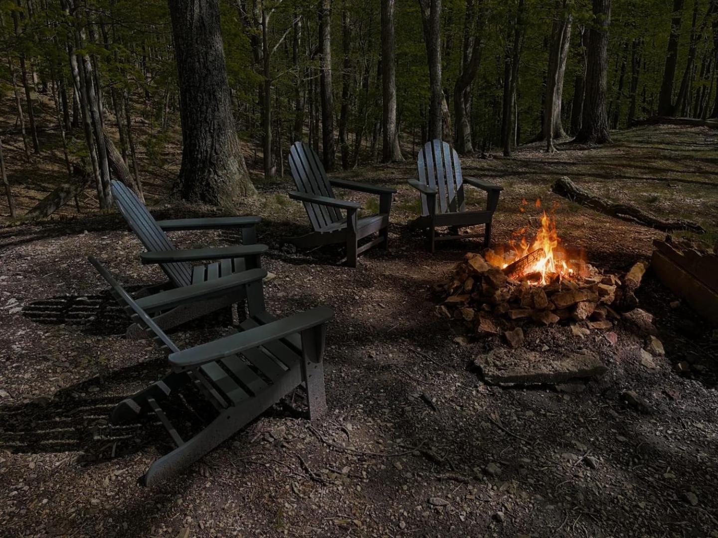 Hot Tub, Large Deck, Wifi, Fire Pit At Chalet Cabin Morton Grove Εξωτερικό φωτογραφία