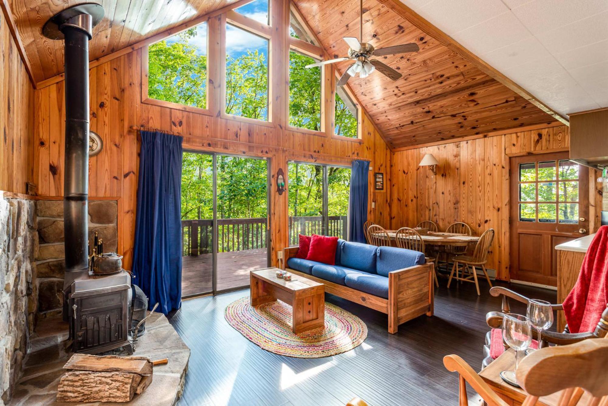 Hot Tub, Large Deck, Wifi, Fire Pit At Chalet Cabin Morton Grove Εξωτερικό φωτογραφία